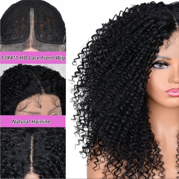 C - Afro Kinky Curly Lace Wig main image 4